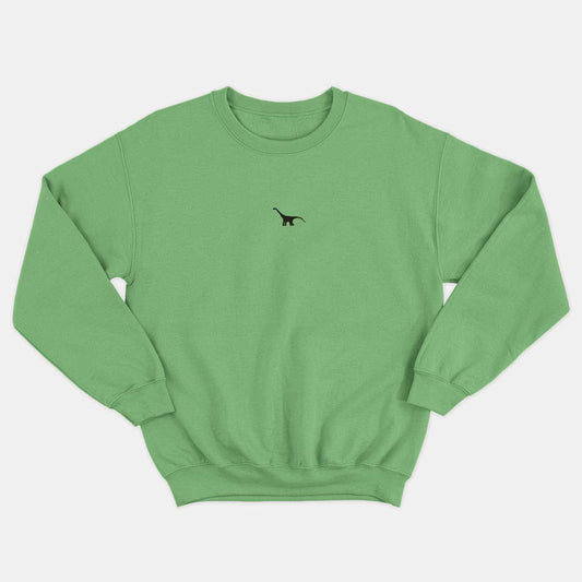 Tiny Embroidered Dinosaur Kids Sweatshirt (Unisex)