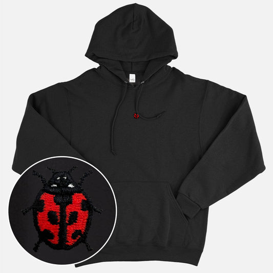 Tiny Ladybug Embroidered Hoodie (Unisex)