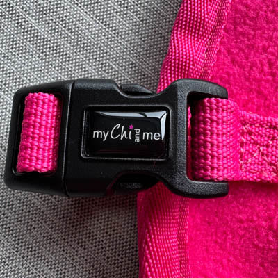 Tiny Toastie Water Repellent Fleece Dog Coat by My Chi and Me Hot Pink