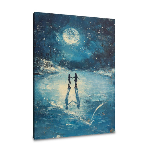 Midnight Skaters Canvas