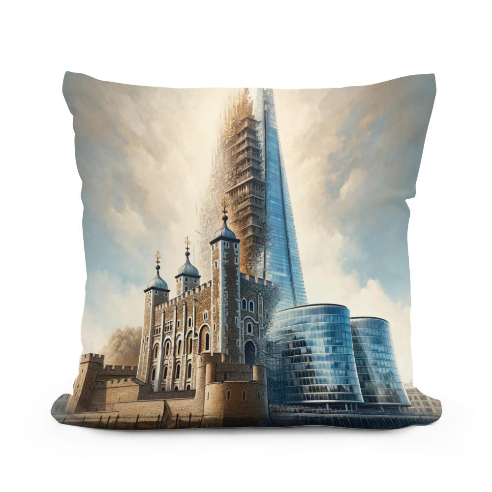 Timeless London Merge Cotton Cushion