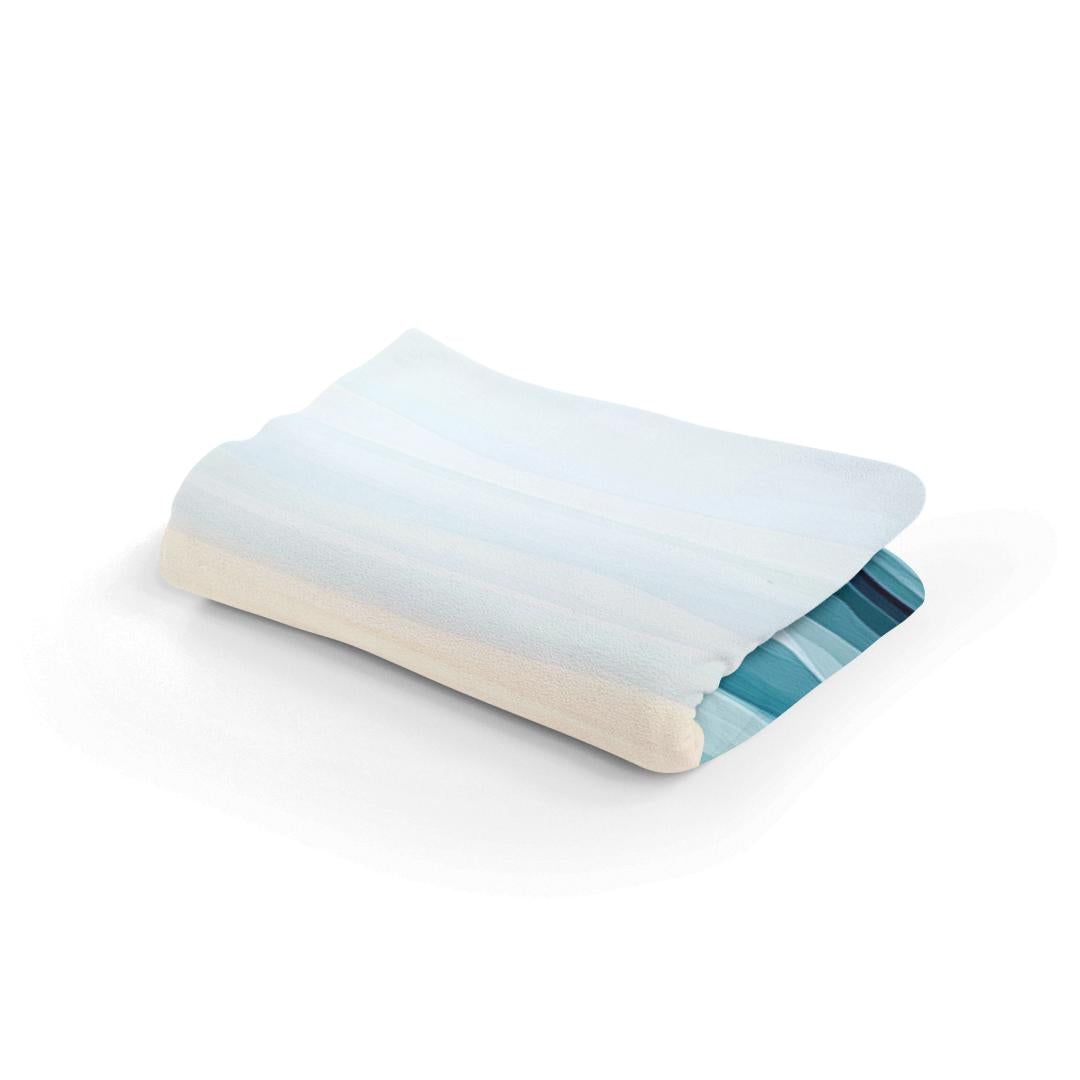 Tranquil Beach Waves Blanket