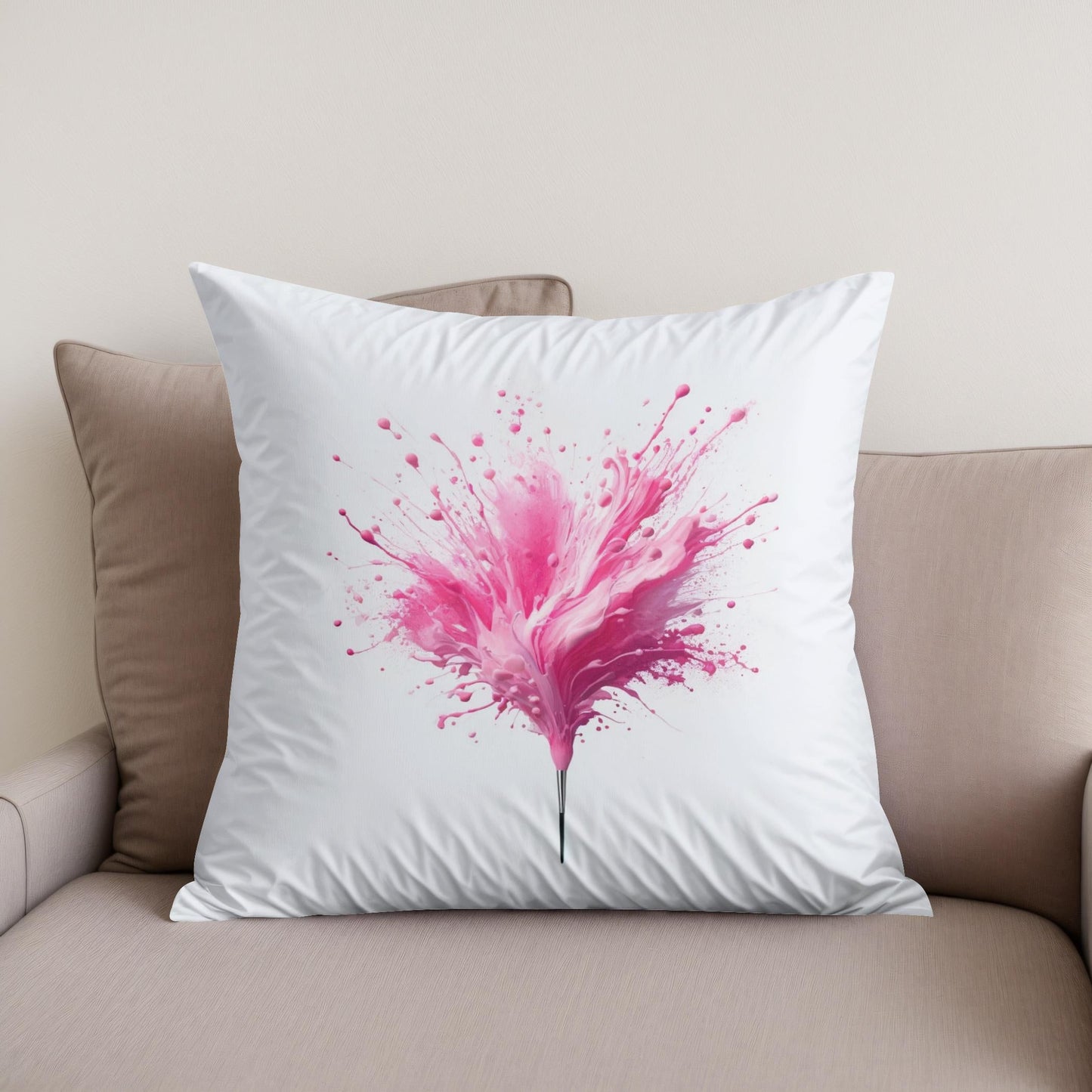 Pink Vibrance Cotton Cushion