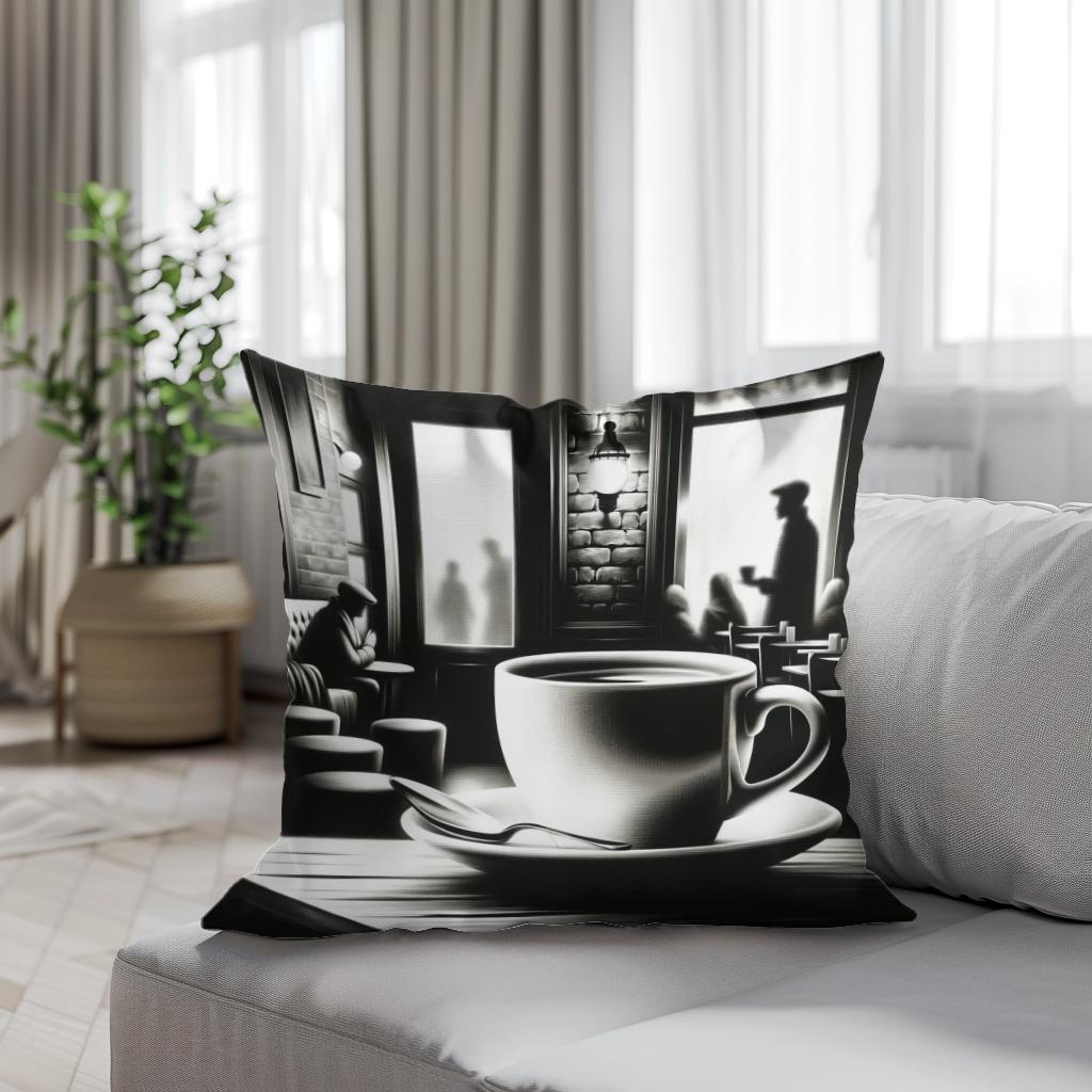 Timeless Brew Tales Cotton Cushion