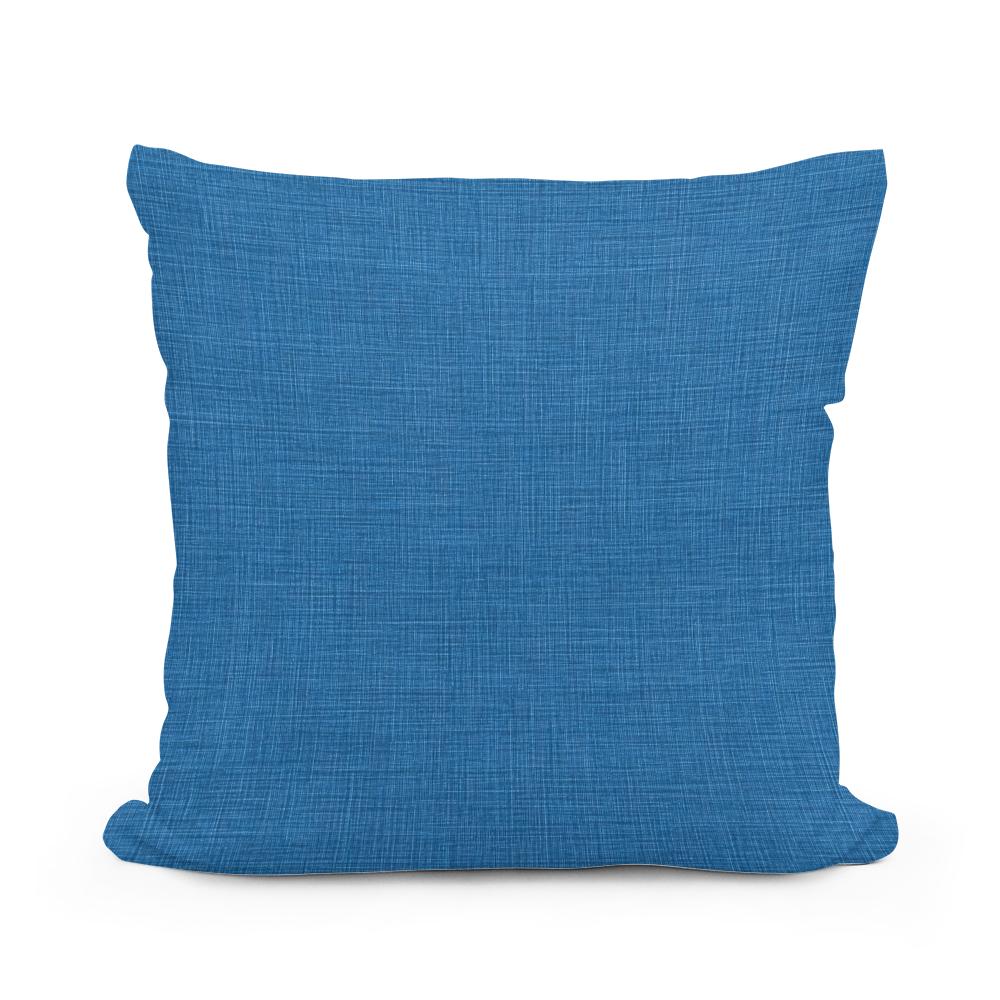 Pure Blue Cotton Cushion
