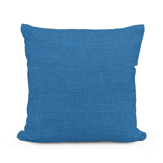Pure Blue Cotton Cushion