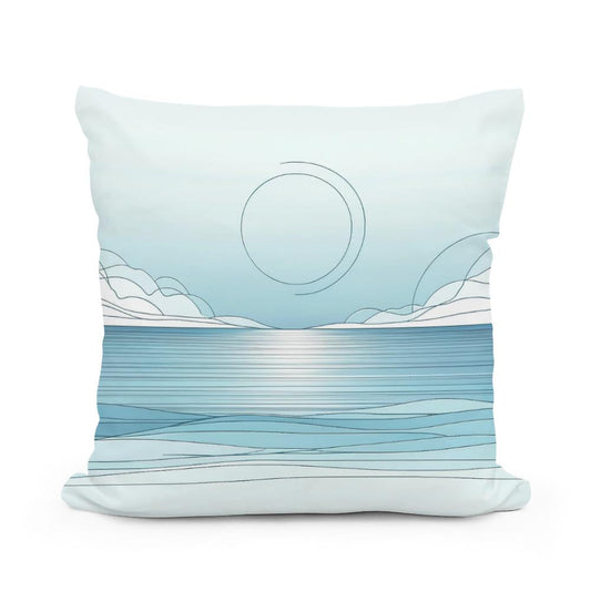 Ocean's Calm Cotton Cushion
