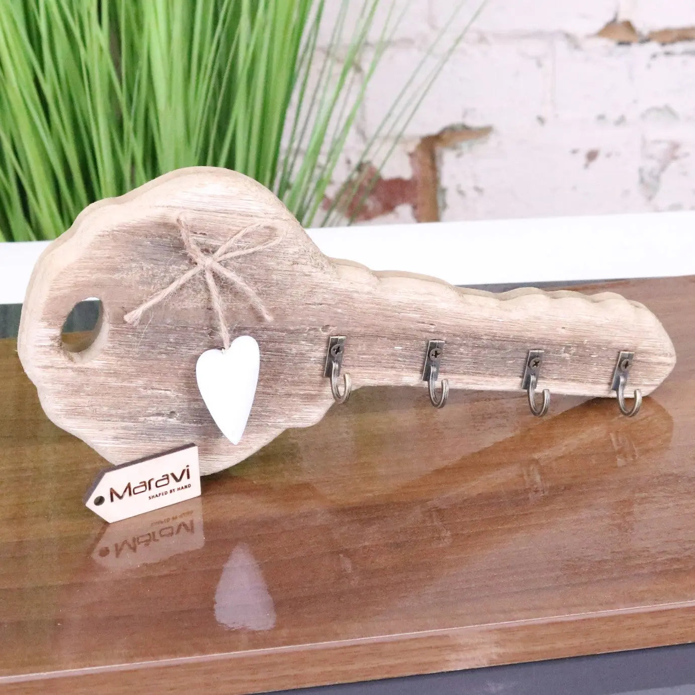 Torani Wooden Key Shape Key Holder