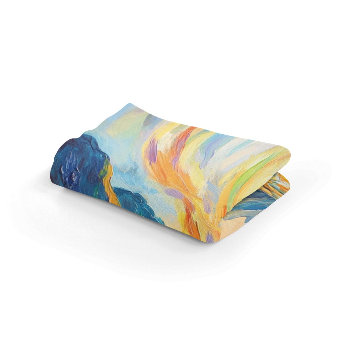 Psychedelic River Reverie Blanket