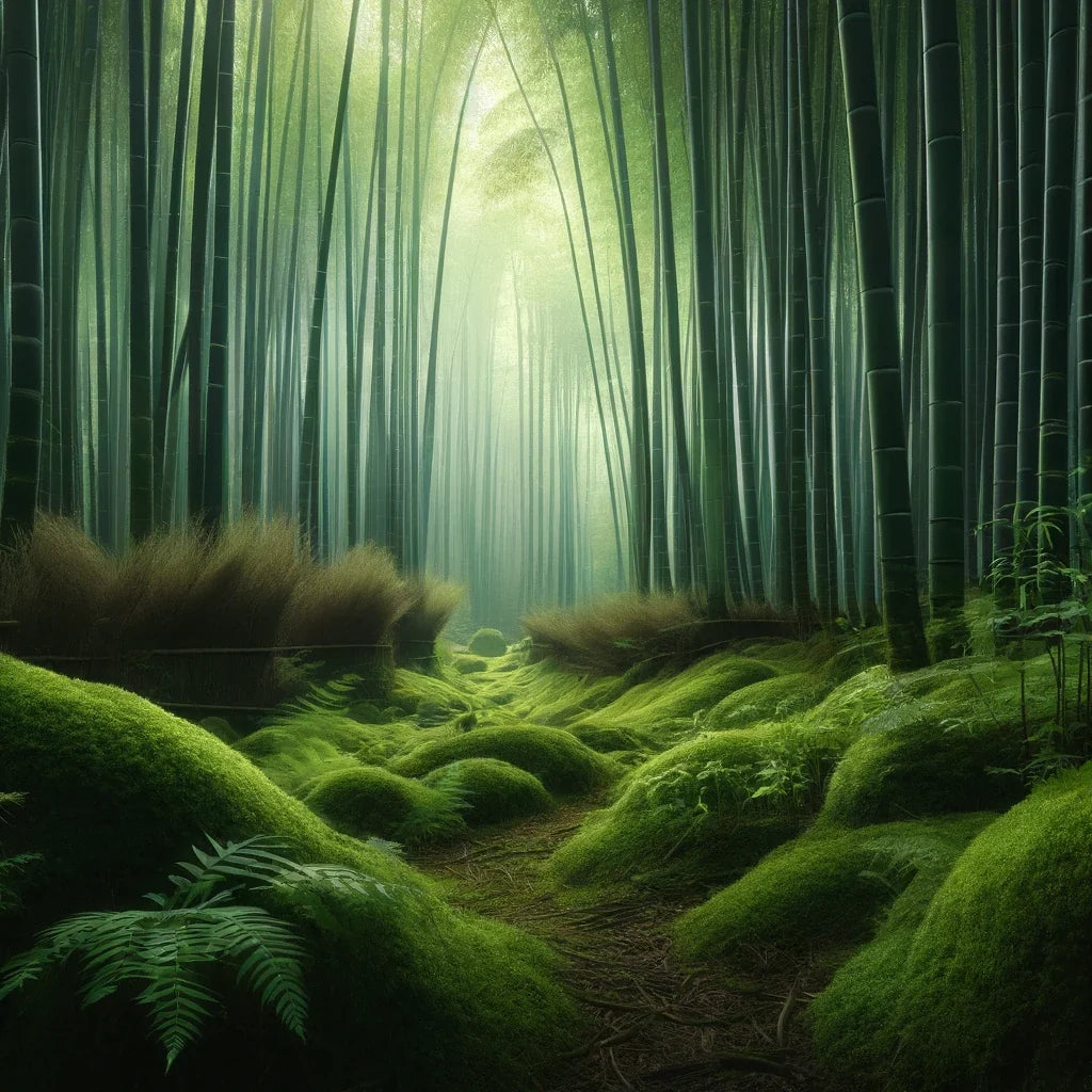 Tranquil Bamboo Grove Canvas