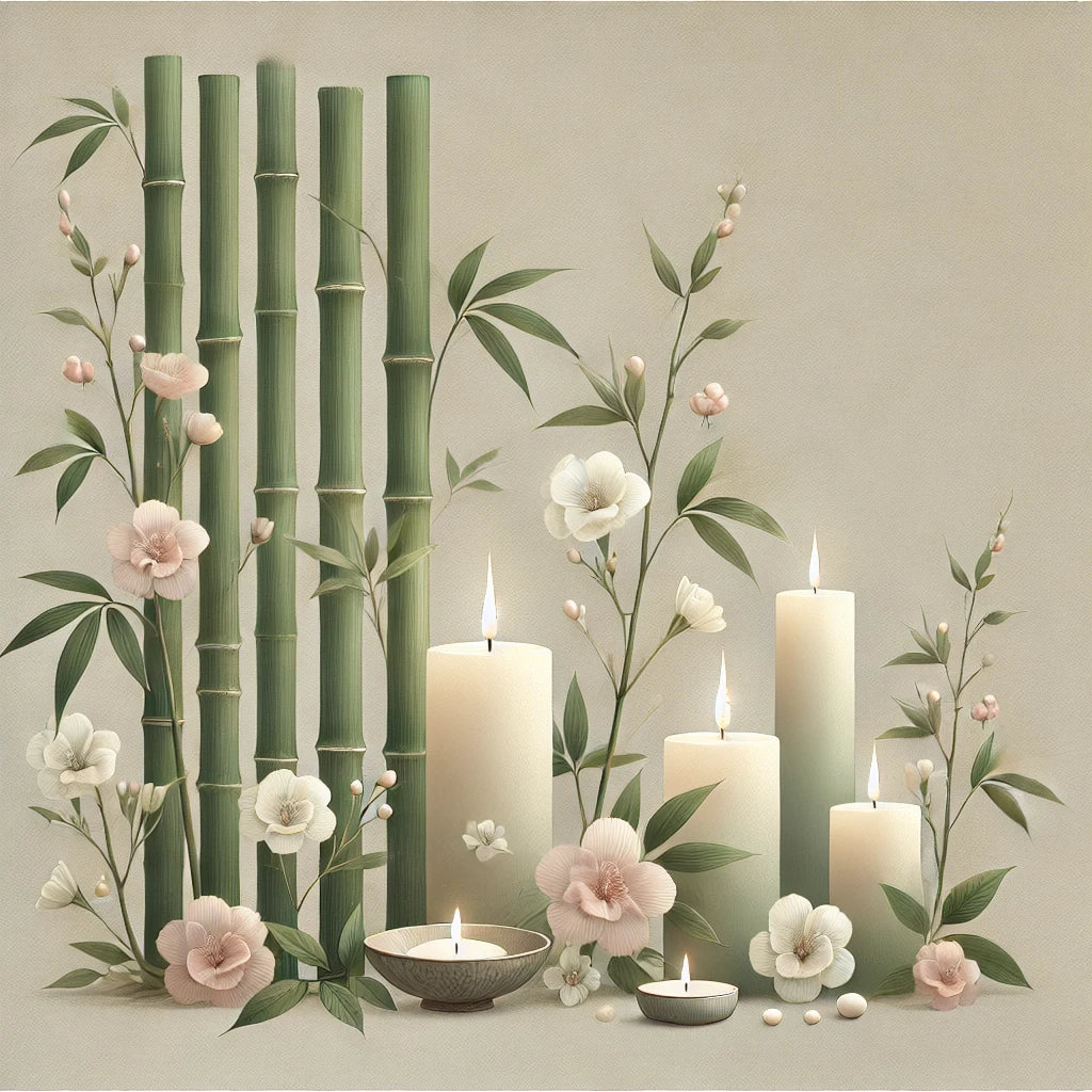 Tranquil Bamboo Serenity Canvas