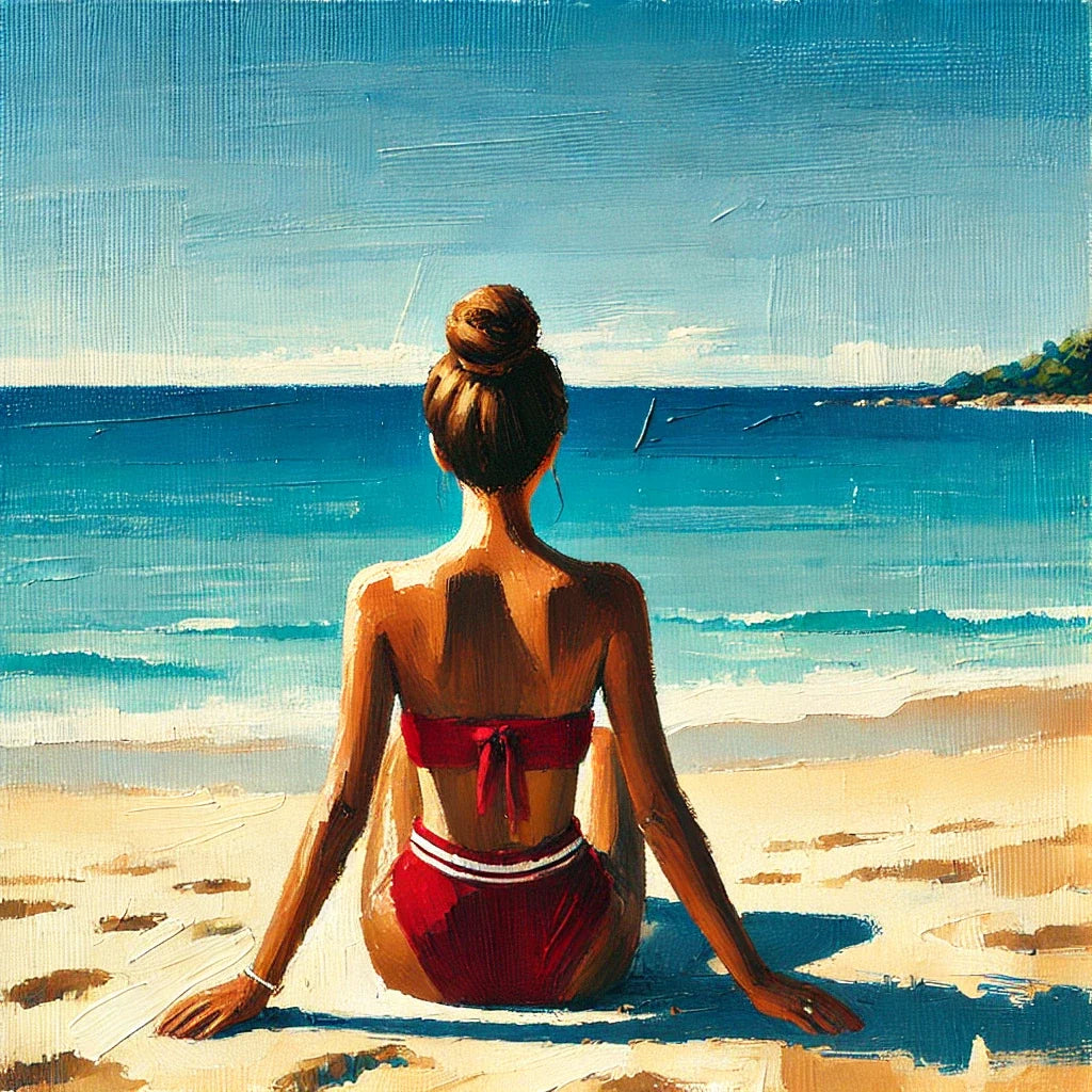 Tranquil Beach Serenity Canvas