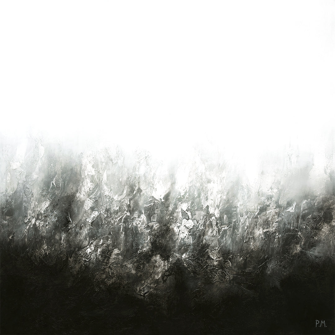 Transition Square Framed Printed Canvas