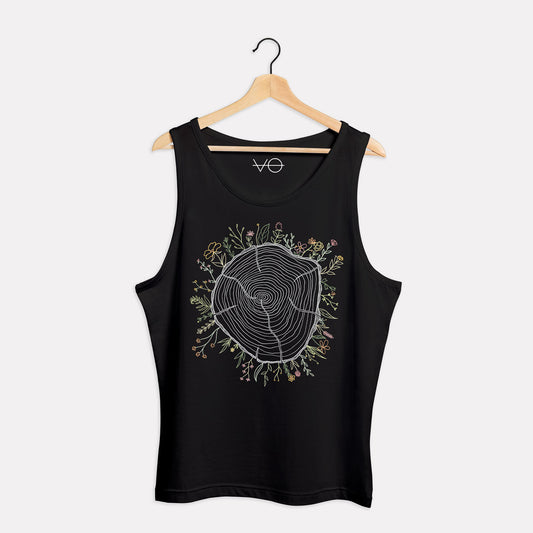 Tree Rings Tank (Unisex)
