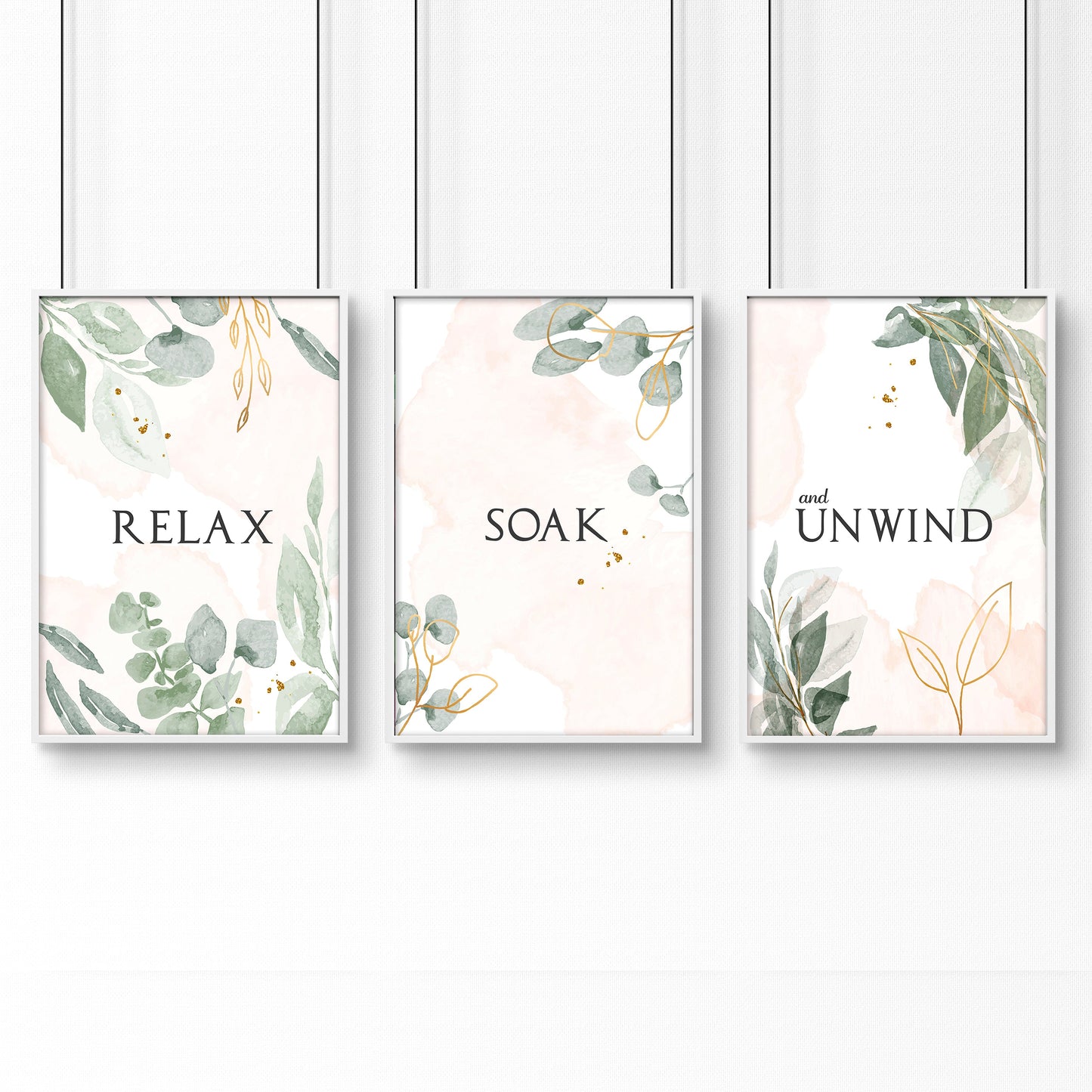 Bathroom decorative accessories uk | Set of 3 art prints