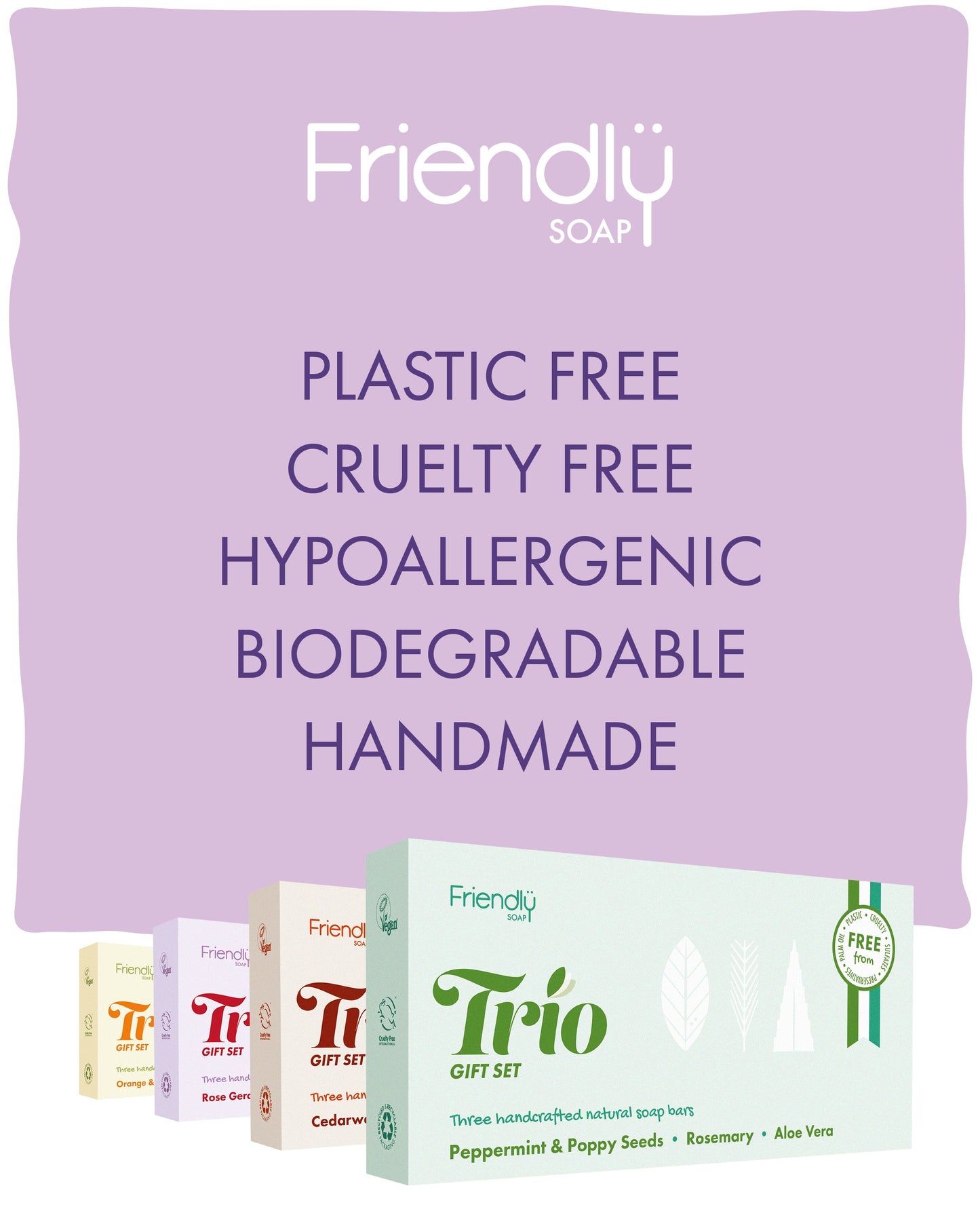 Trio Gift Set - Orange & Grapefruit, Lemongrass, Tea Tree & Turmeric