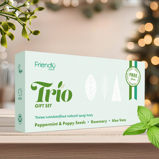 Trio Gift Set - Peppermint & Poppy Seeds, Rosemary, Aloe Vera