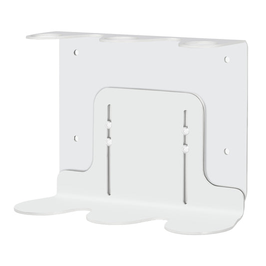 White Triple Wall Mounted Soap Dispenser