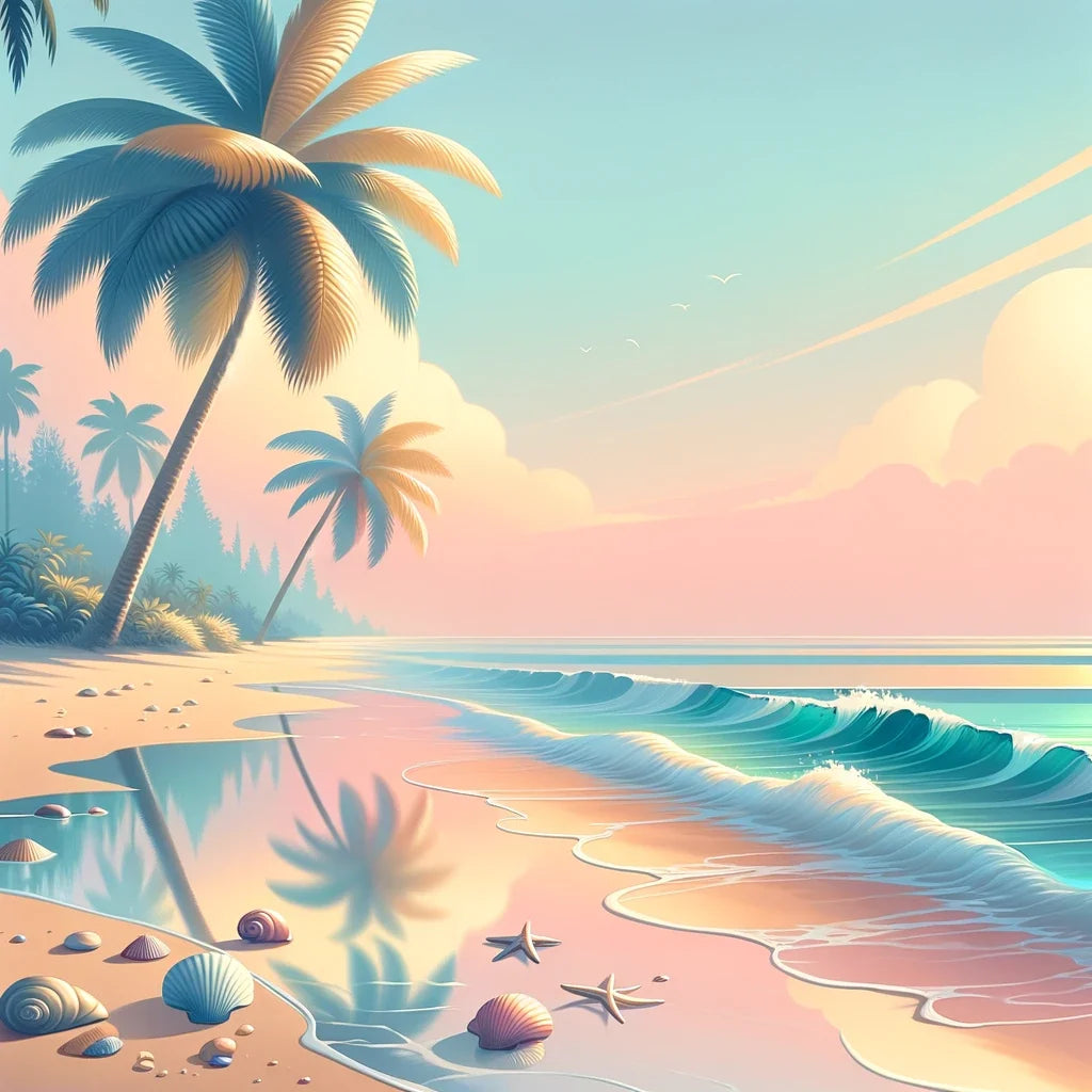 Tropical Beach Escape Canvas