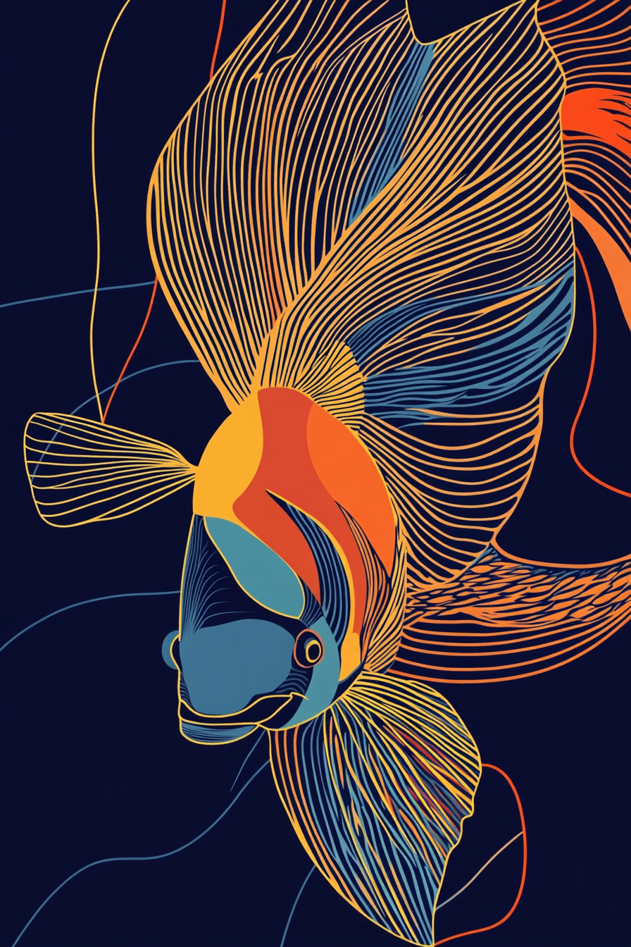 Tropical Fish Symphony Canvas
