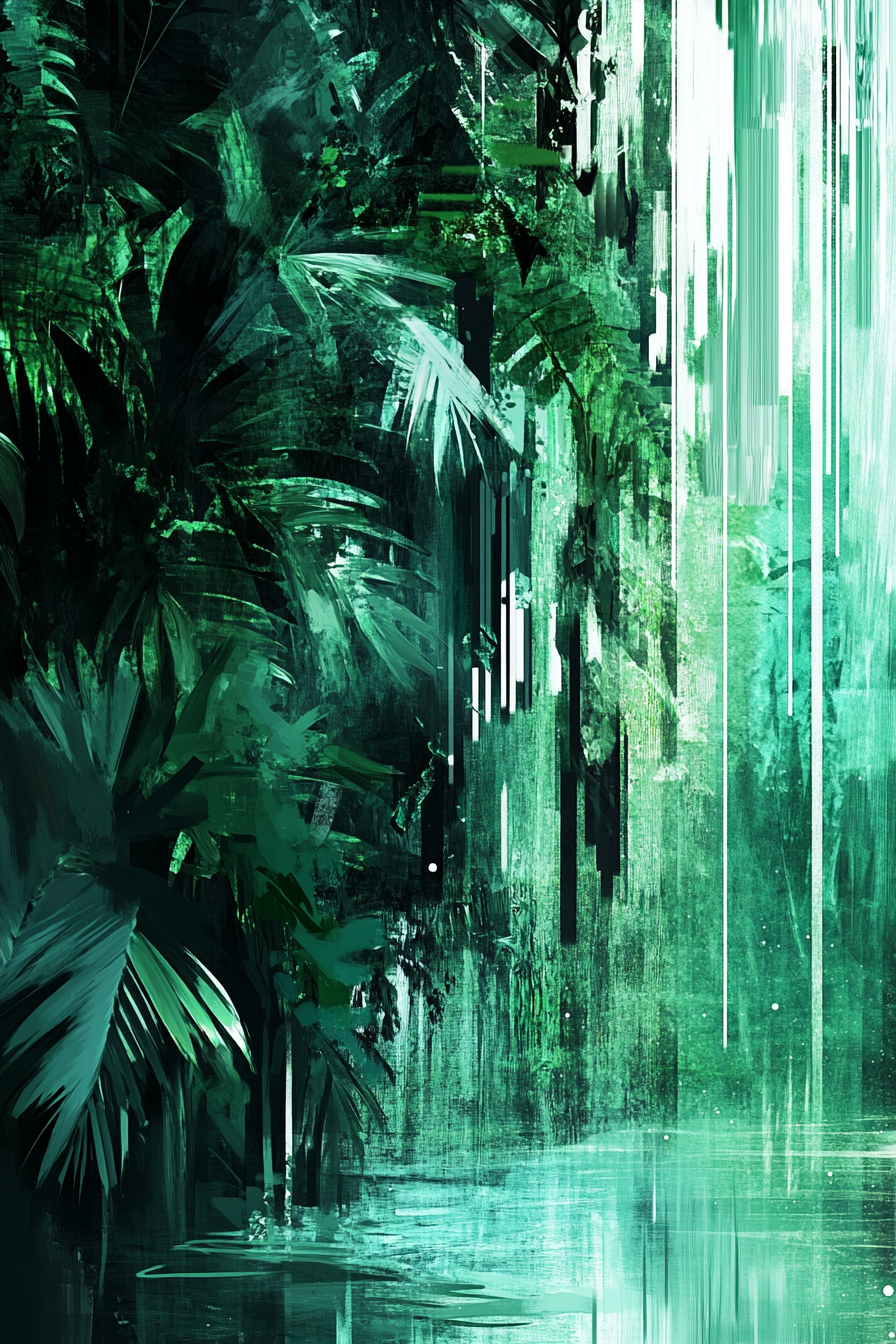 Tropical Rain Canvas