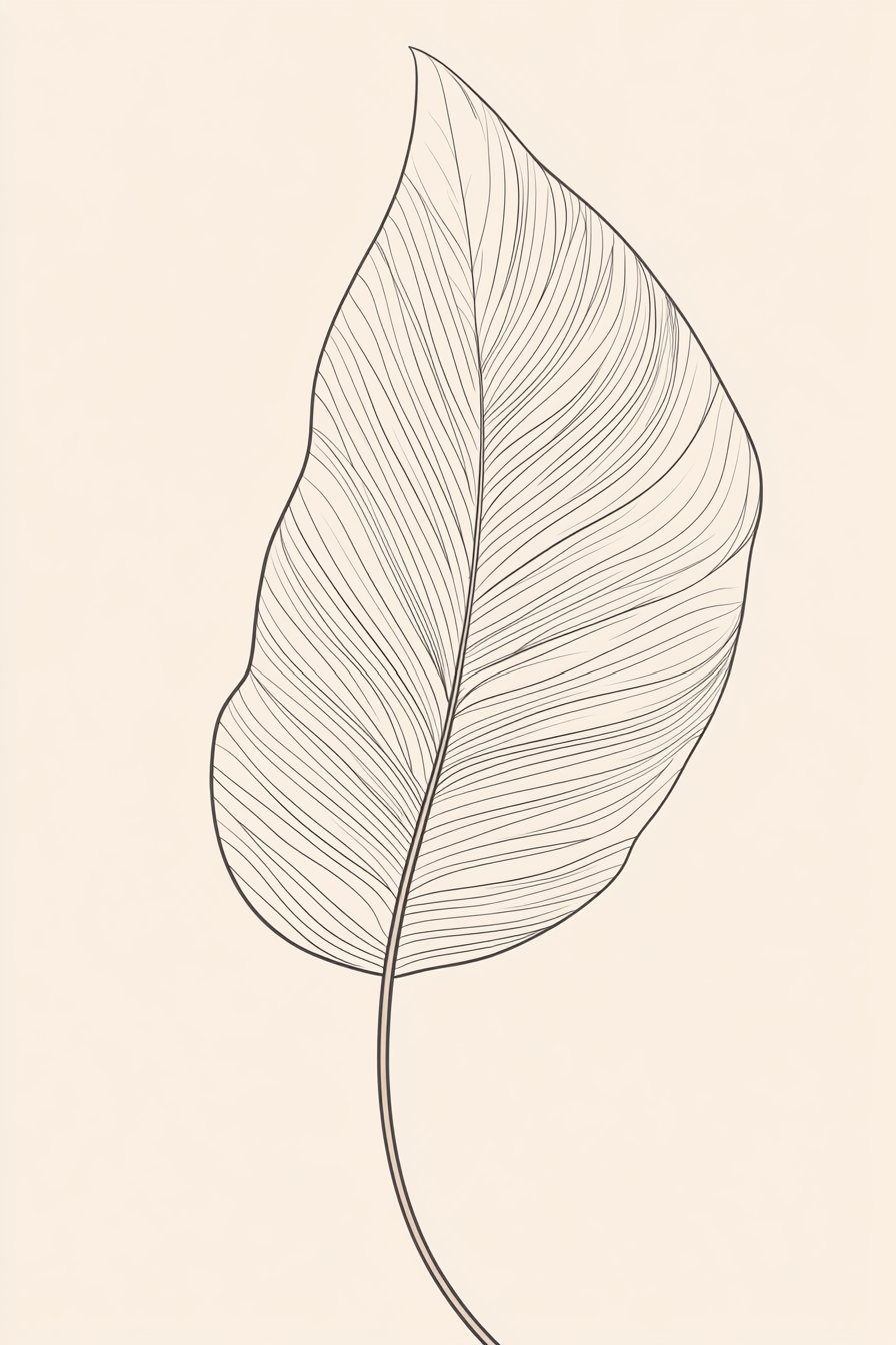 Tropical Vein Harmony Canvas