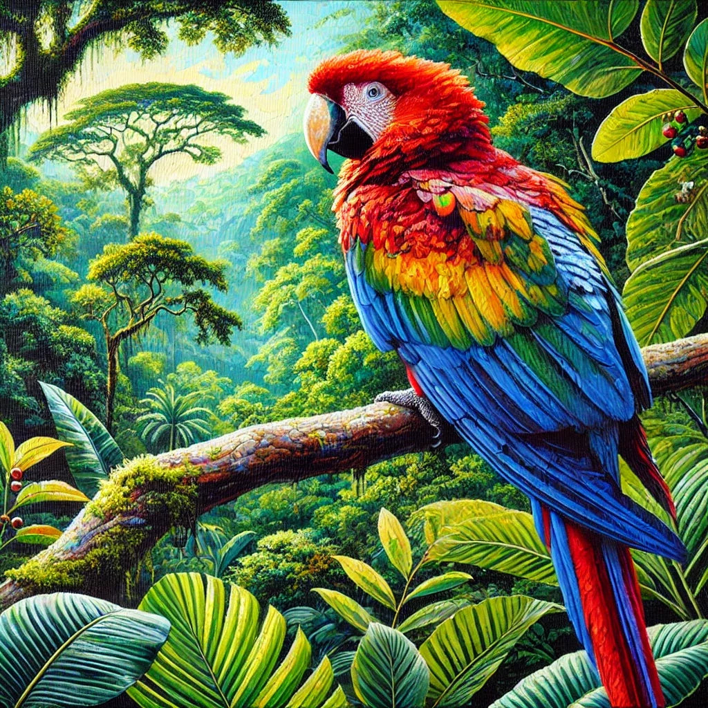 Tropical Vibrance Canvas