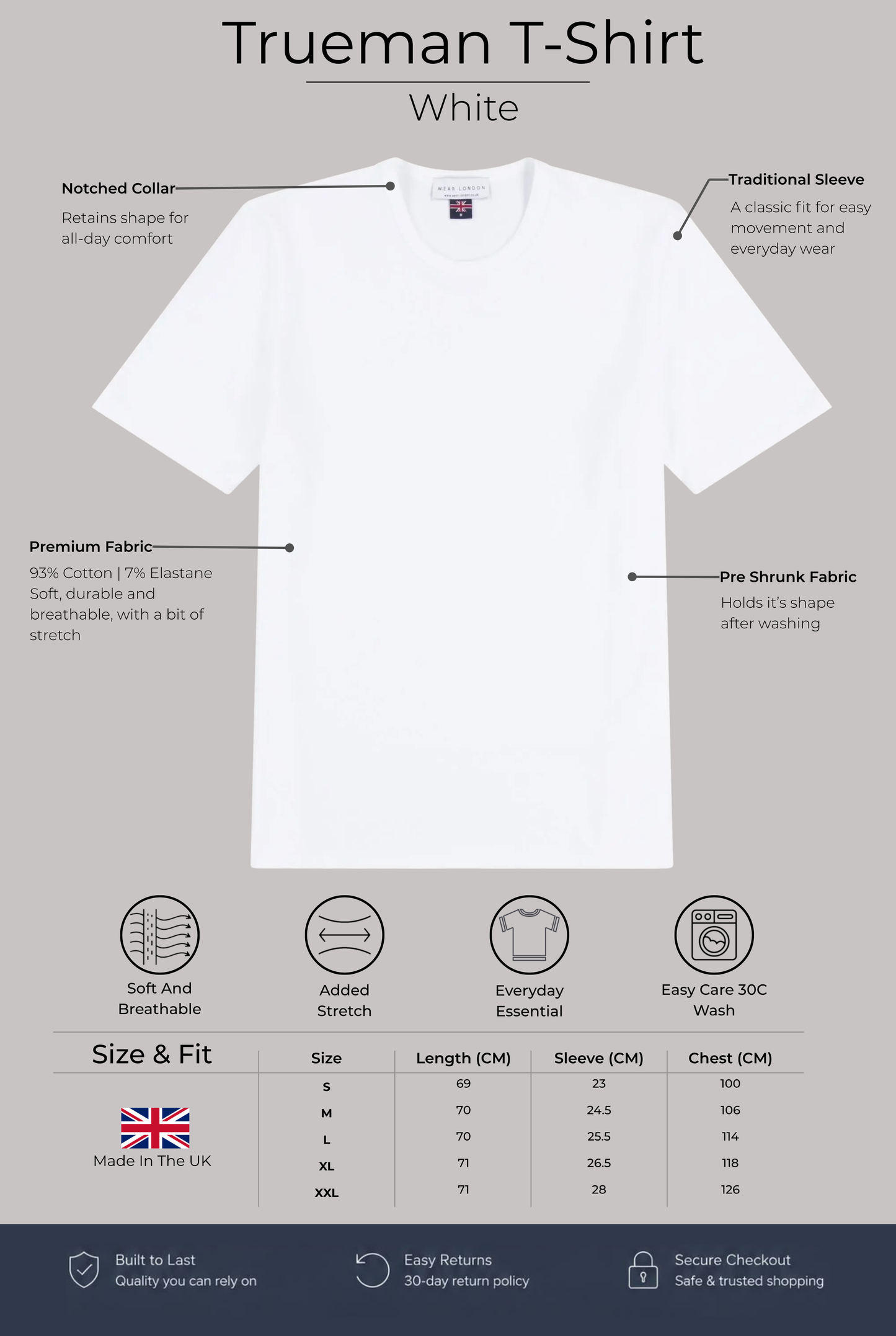 Trueman T-Shirt - White