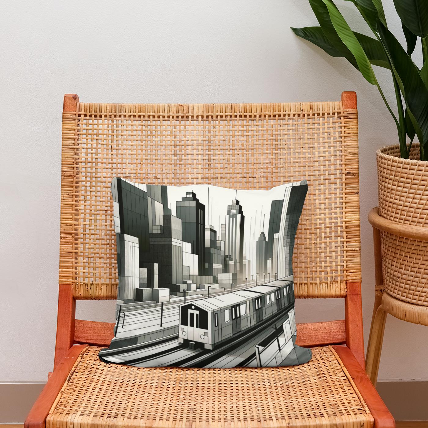Urban Pulse Cotton Cushion