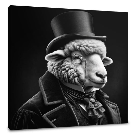 Aristocratic Ewe Canvas