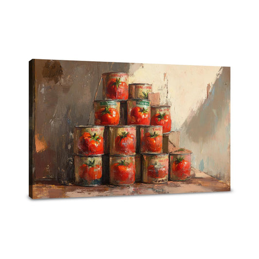 Tomato Pyramid Canvas