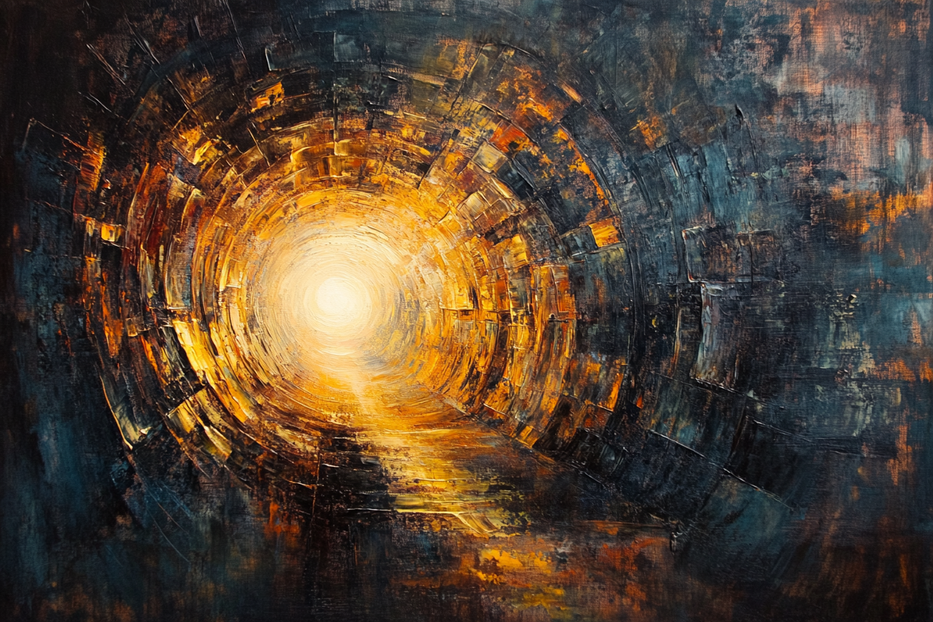Tunnel of Light Canvas
