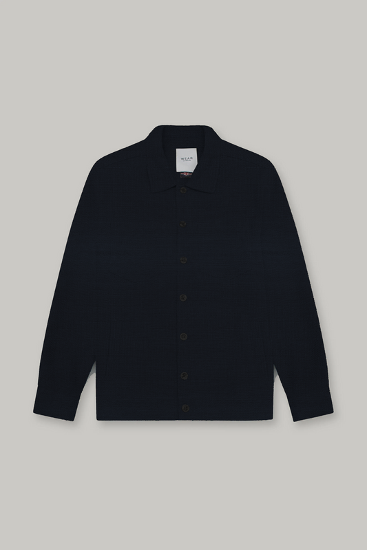 Turner Shacket - Navy Malta