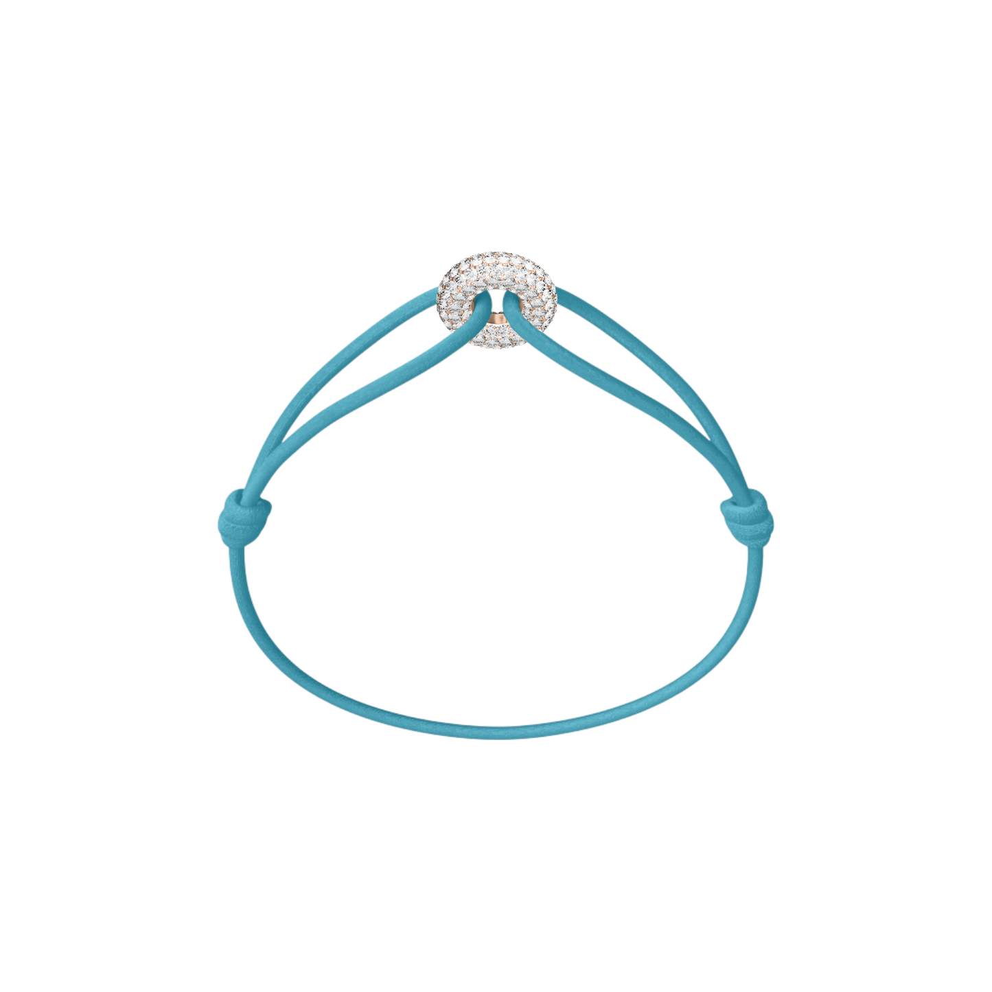 Mini Rose Soho Pavé Cord Bracelet