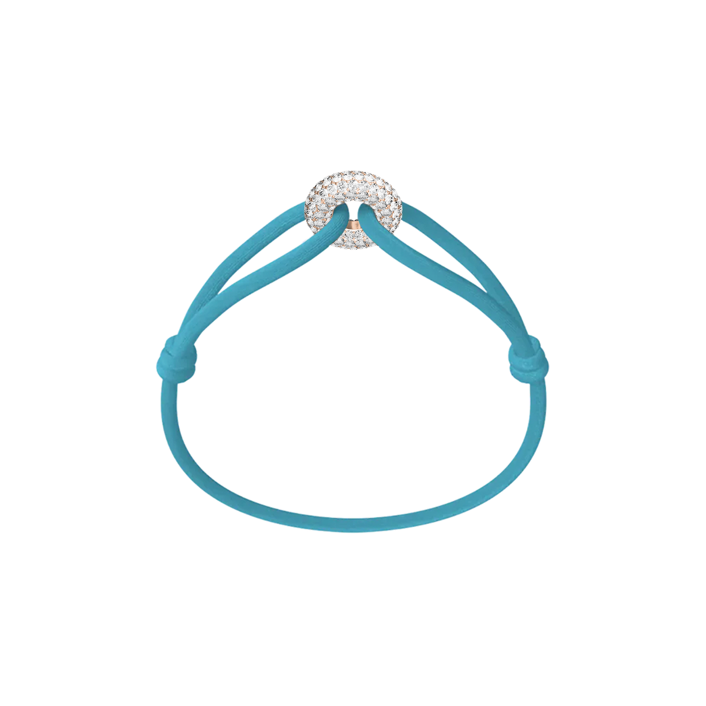 Rose Soho Pavé Cord Bracelet