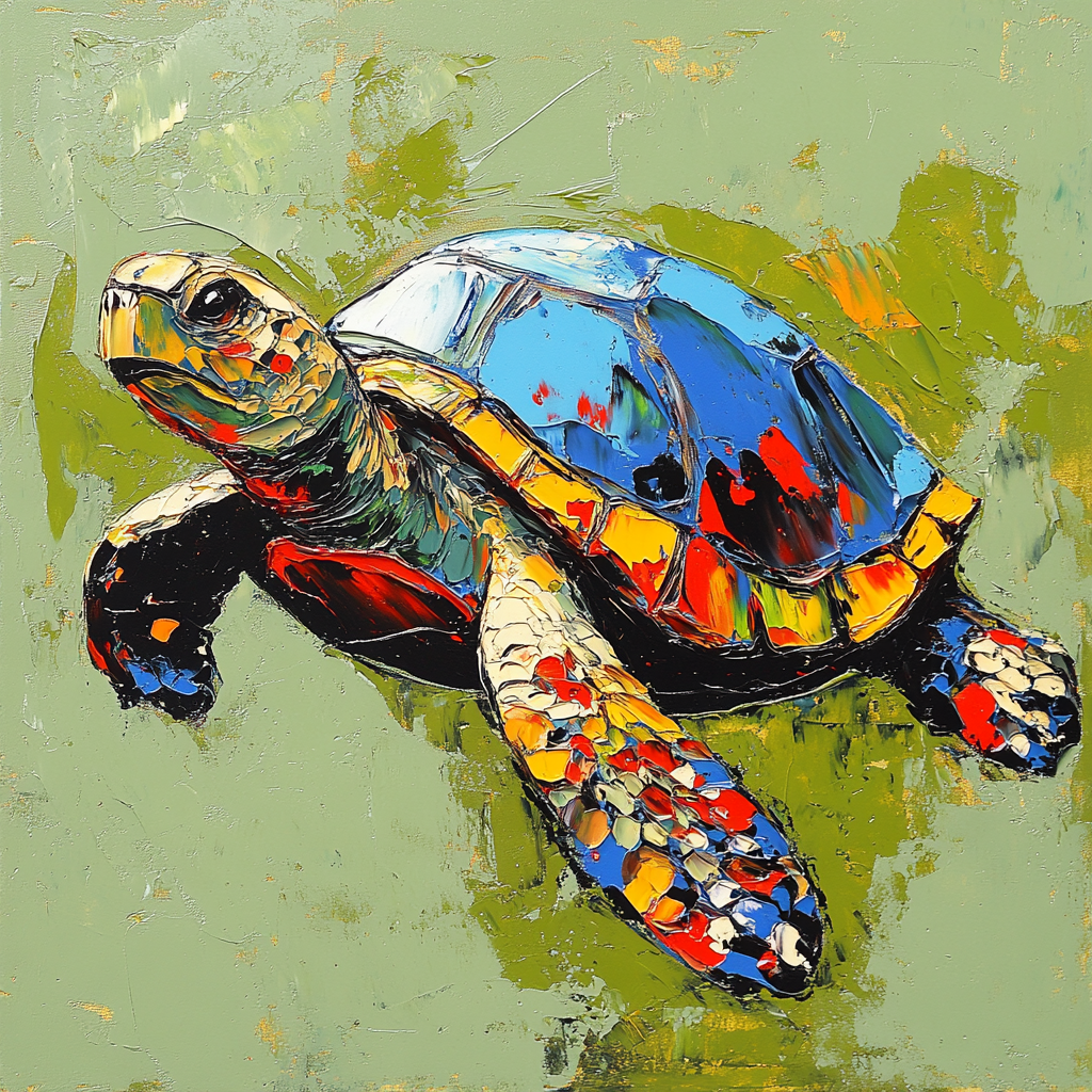 Turtle's Radiant Cotton Cushion