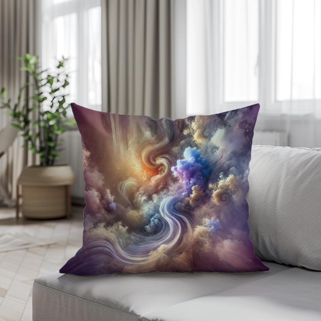 Ethereal Dreamscape Cotton Cushion