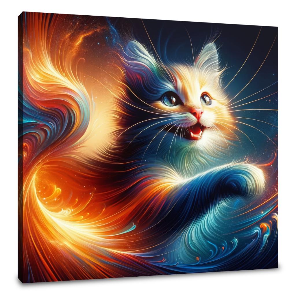 Feline Vitality Canvas