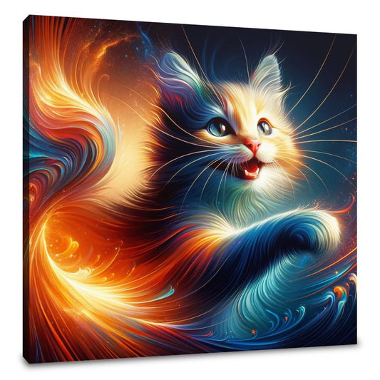 Feline Vitality Canvas