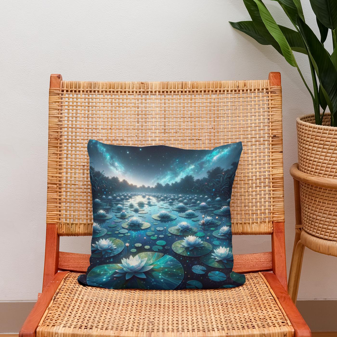 Stellar Pond Cotton Cushion