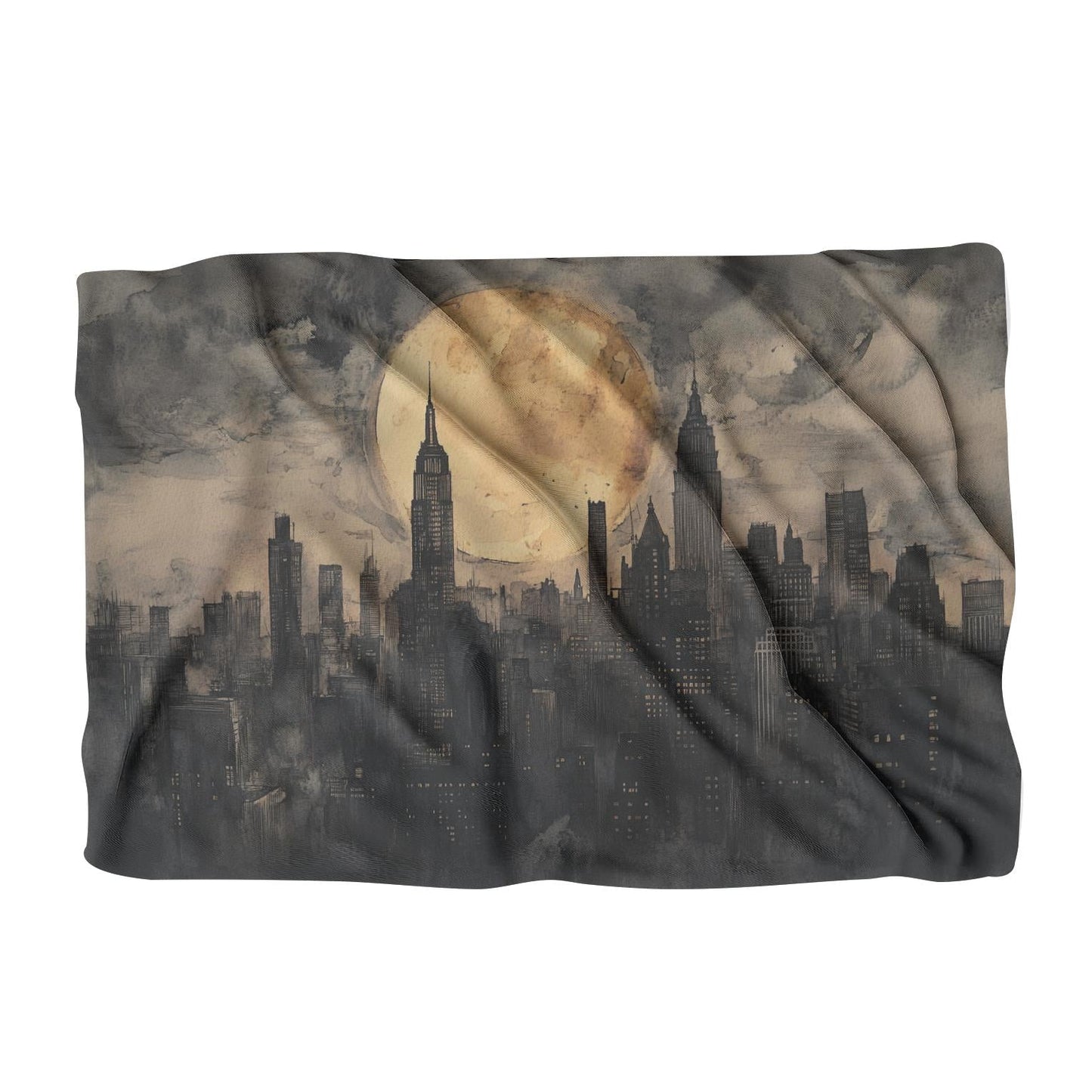 Moonlit Metropolis Blanket