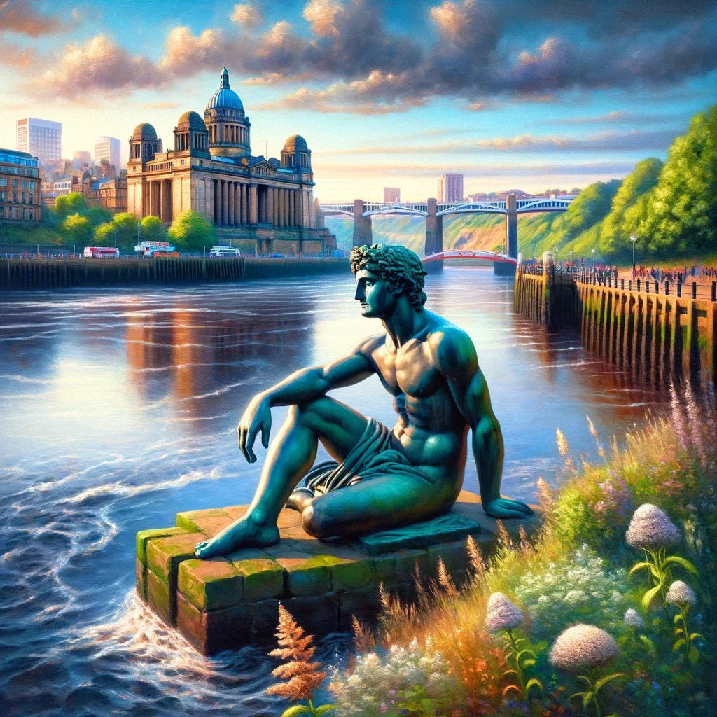 Tyne's Serenity in Newcastle Canvas