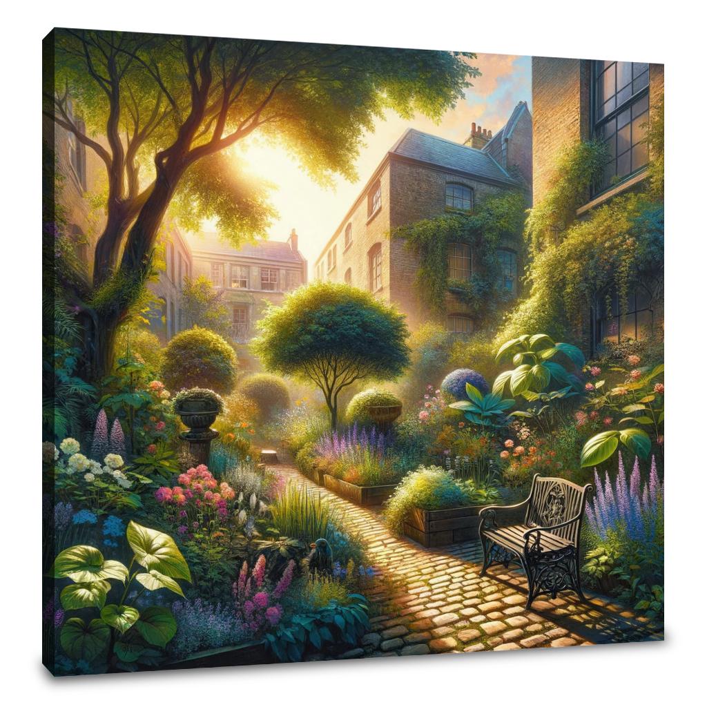 Grey Street Secret Garden at Newcastle Canvas