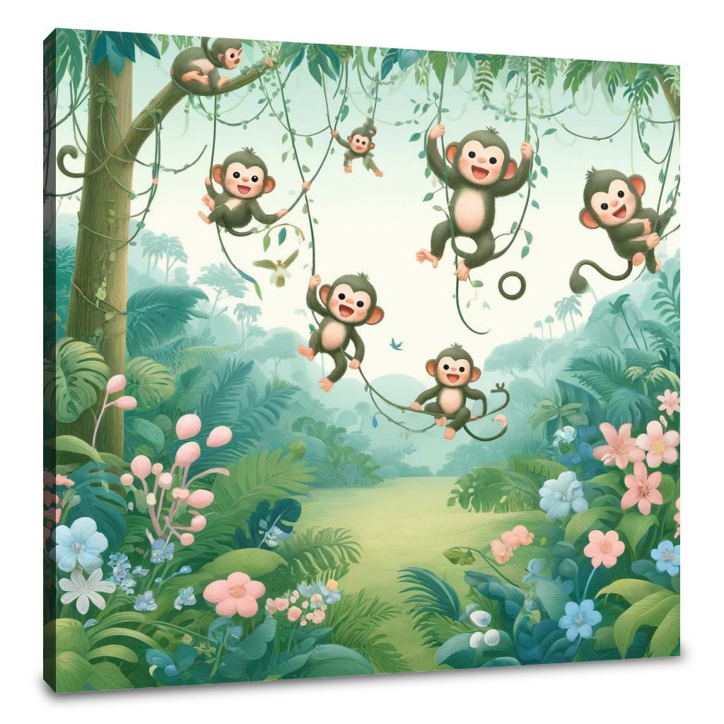 Jungle Monkeys Canvas