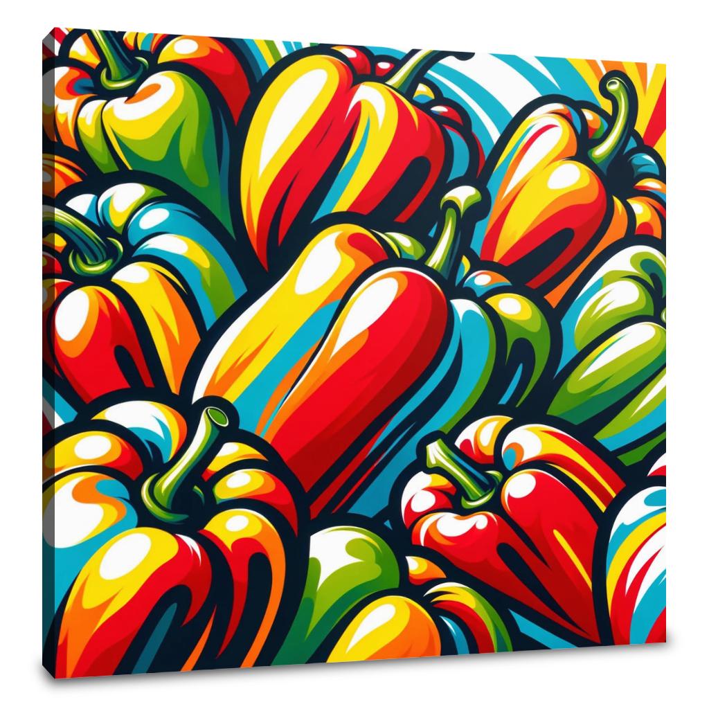 Pepper Pop Art Party Canvas