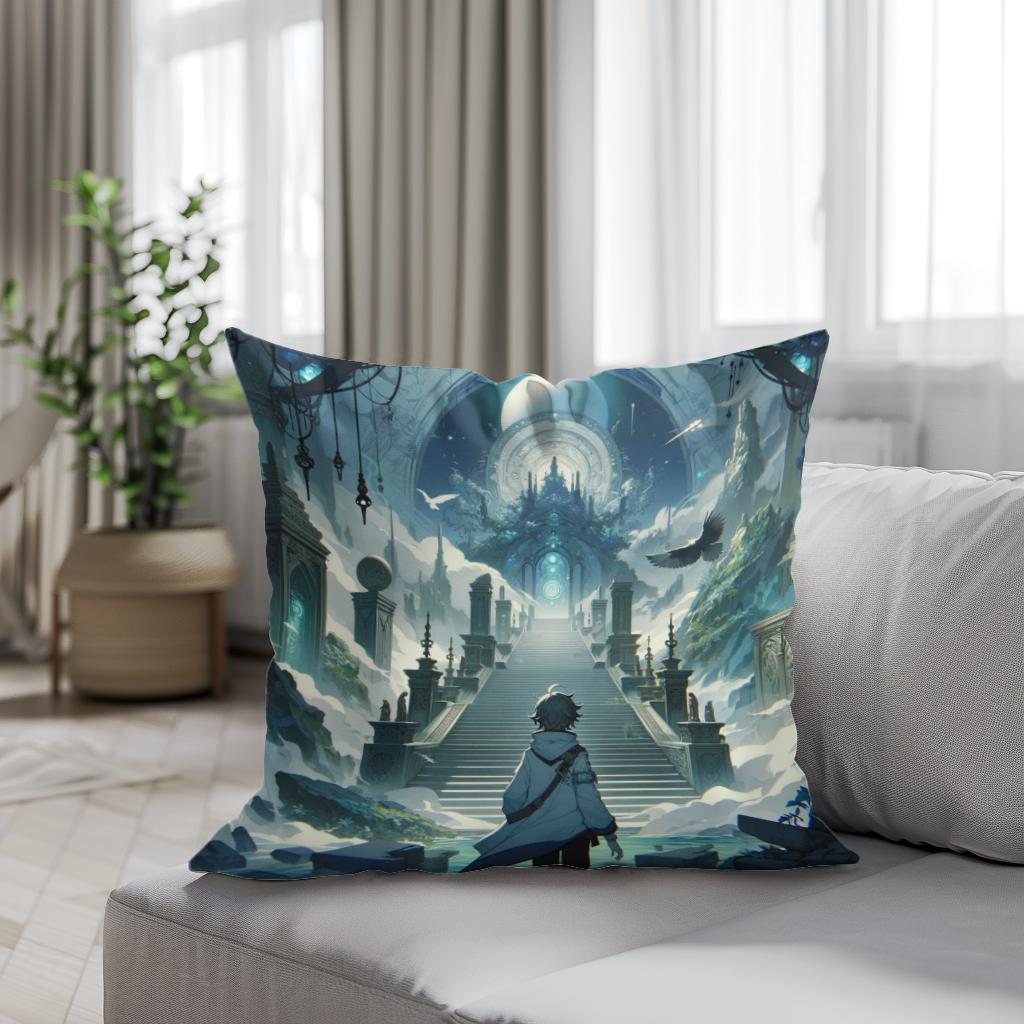 Mystical Isekai Voyage Cotton Cushion