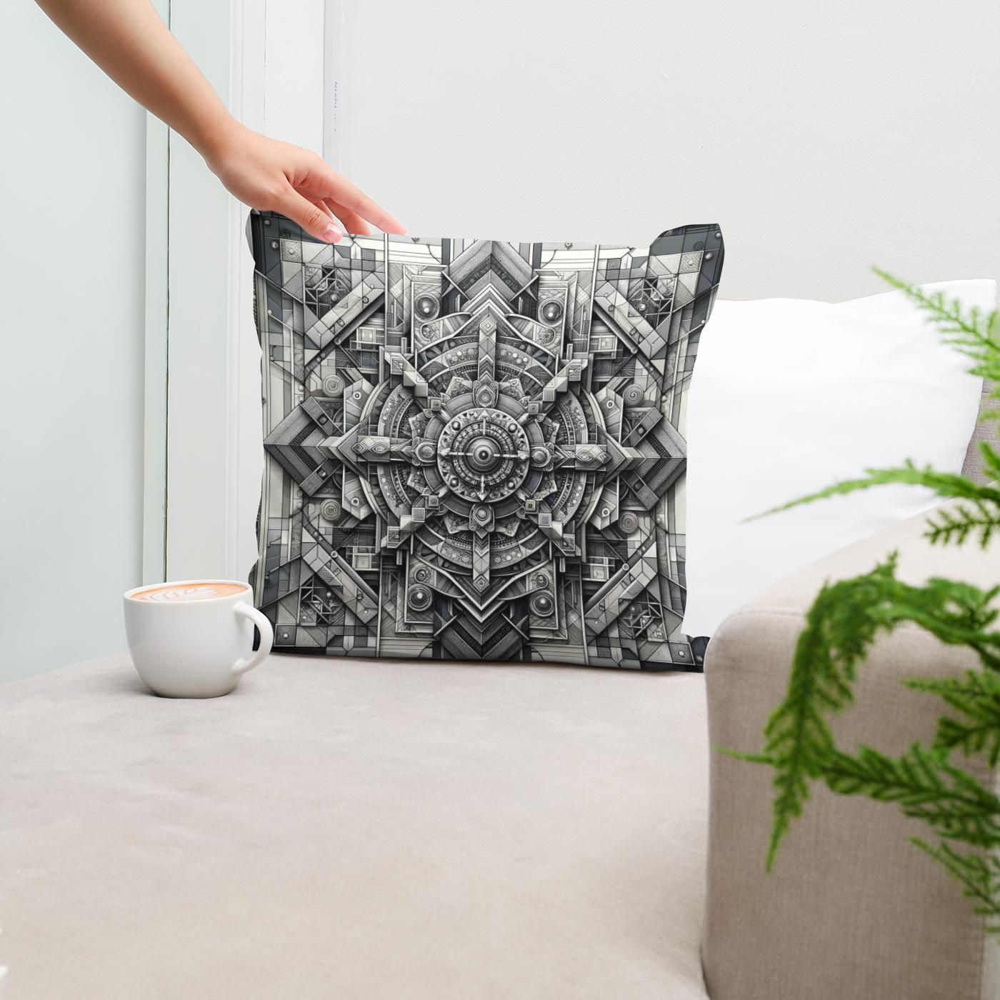 Silvershade Mirror Mosaic Cotton Cushion