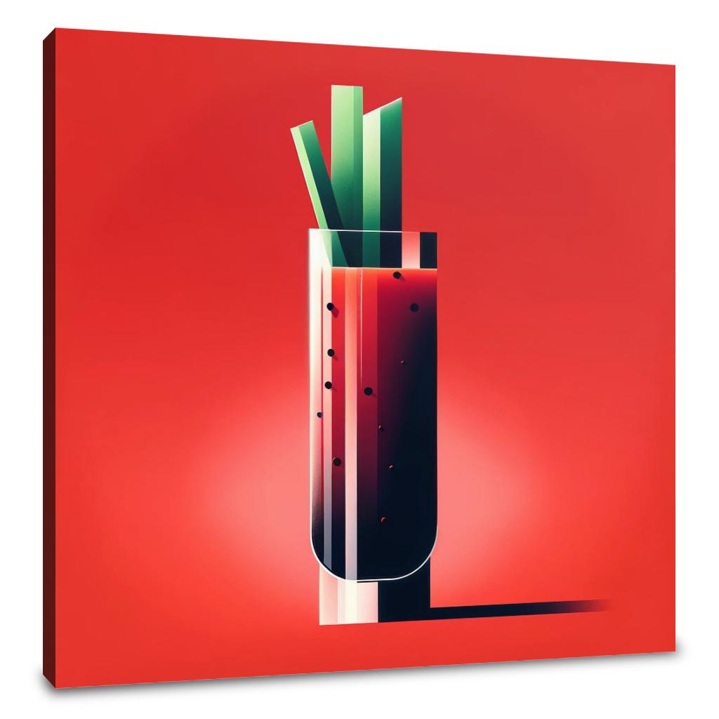 Bloody Mary Minimal Canvas