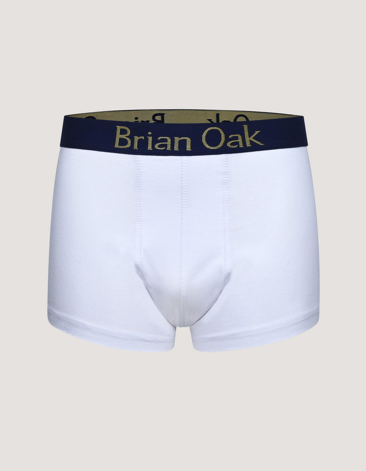 White Cotton Stretch Boxer Trunk