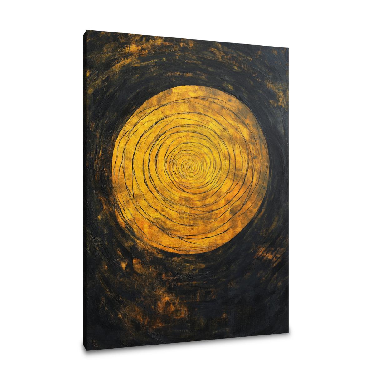 Spiralling Glow Canvas